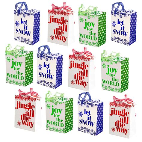 christmas medium gift bags